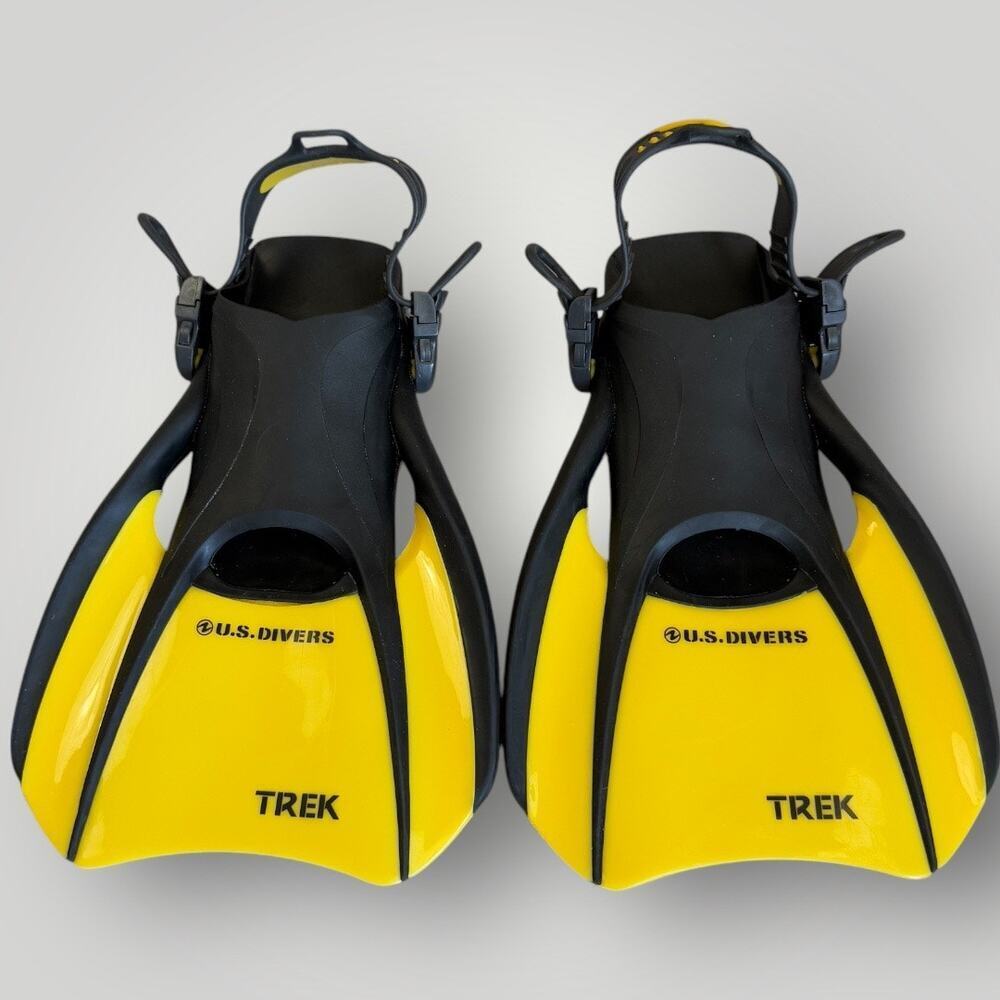 US Divers Trek Snorkling Diving Fins Compact Unisex Small Men 4-7 Women 6.5-8.5